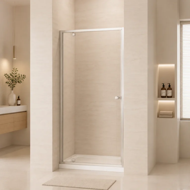 Zenova Glass Framed Pivot Shower Door PD0111