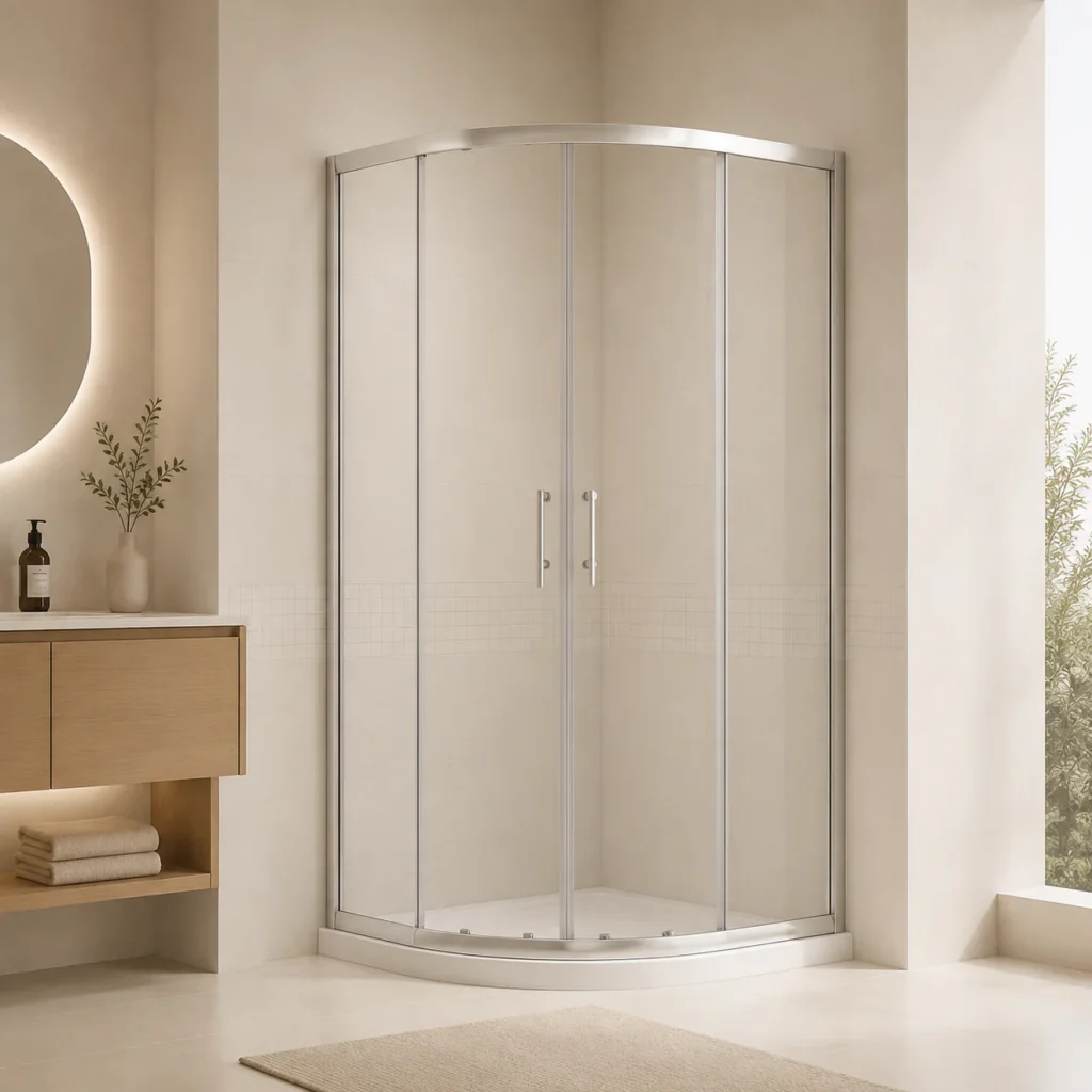 Zenova Glass Framed Sliding Shower Door AY2142