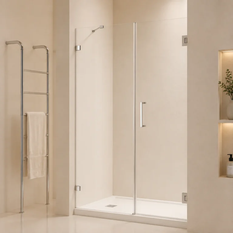 Zenova Glass Frameless Hinged Shower Door HT0121