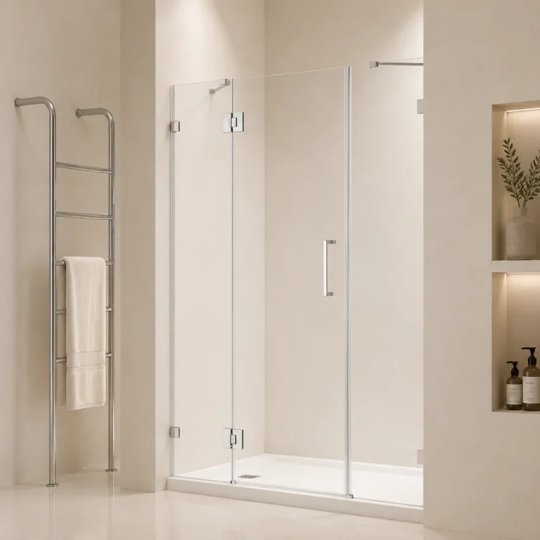 Zenova Glass Frameless Hinged Shower Door HT0131