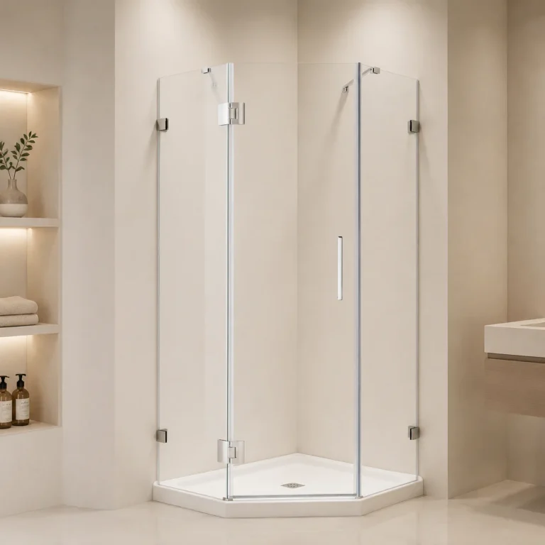 Zenova Glass Frameless Hinged Shower Door HT3231