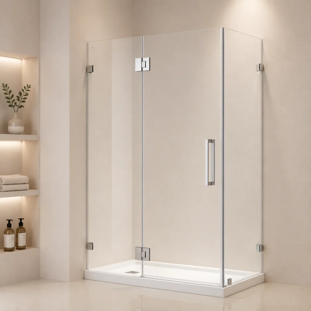 Zenova Glass Frameless Hinged Shower Door HT5131A
