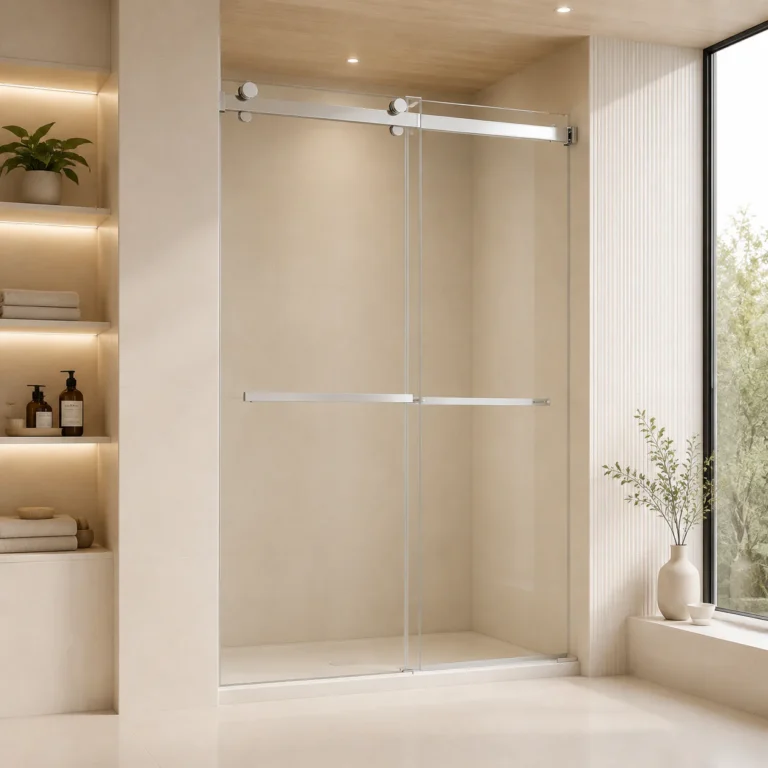Zenova Glass Frameless Sliding Shower Door SF0122