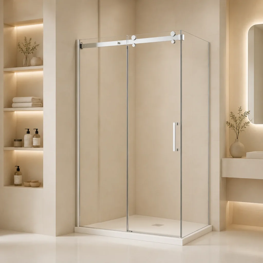 Zenova Glass Frameless Sliding Shower Door SF5131