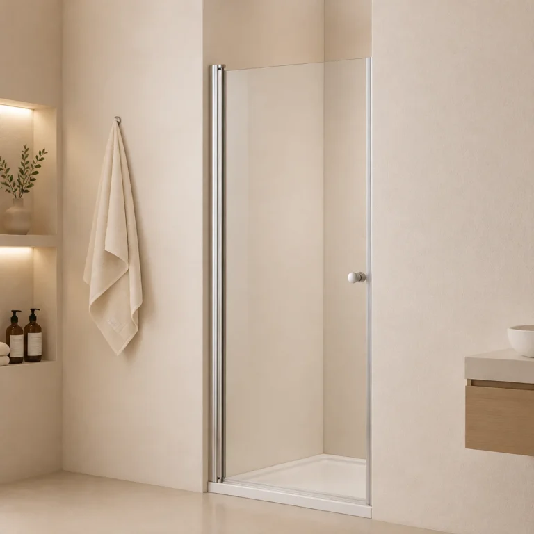 Zenova Glass Semi-Frameless Pivot Shower Door PZ0111