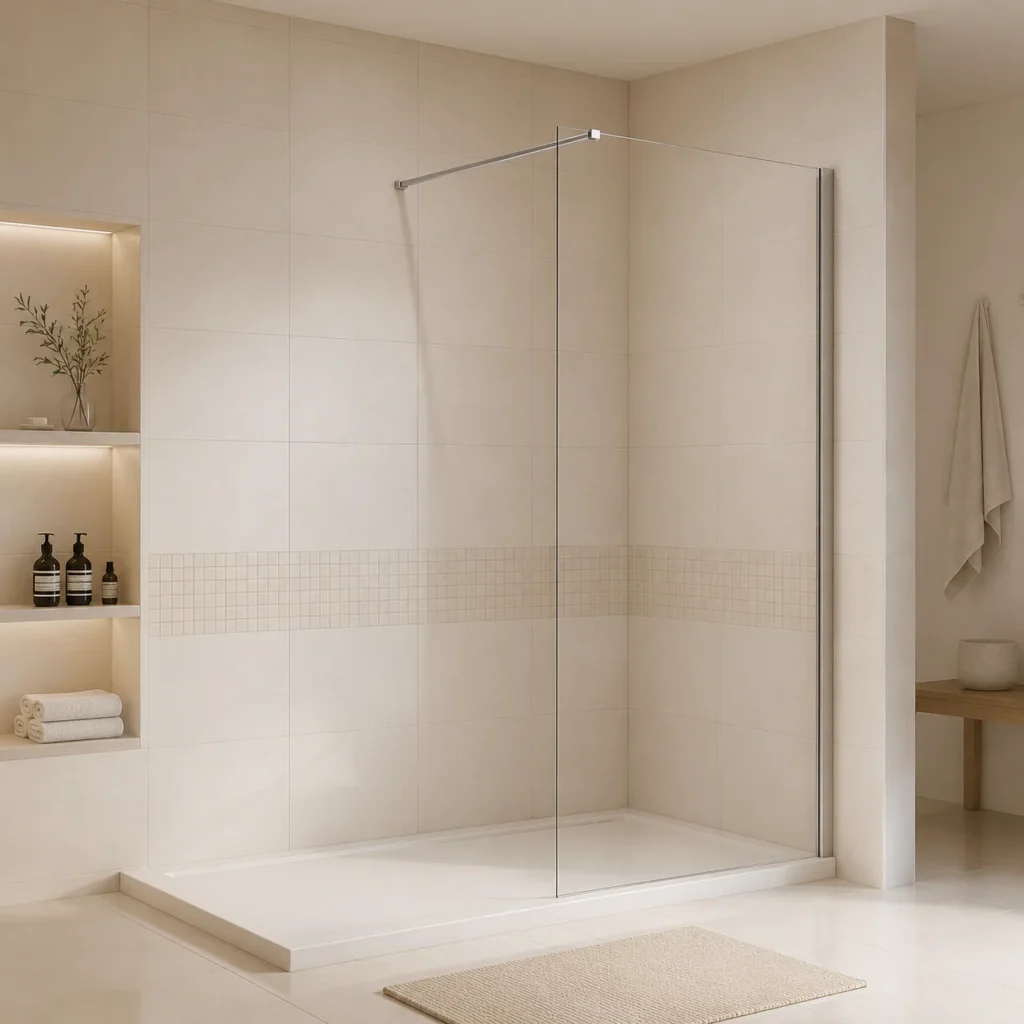 Zenova Glass Semi-Frameless Walk-in Shower Door WP6010
