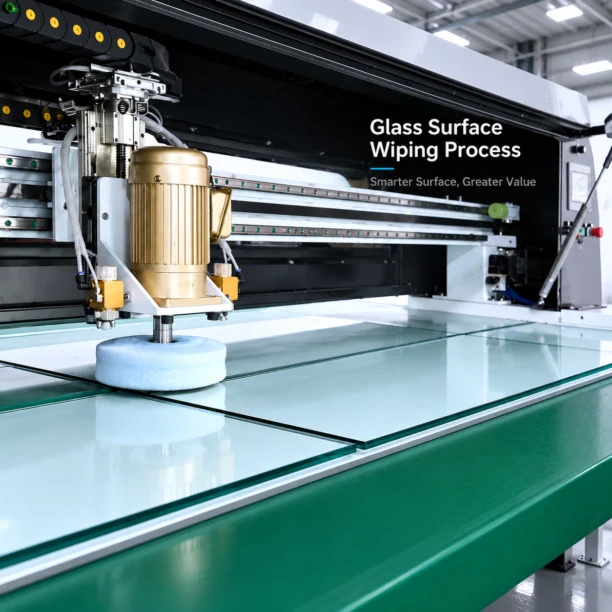 Glass Surface Wiping Process for the easy-clean coating