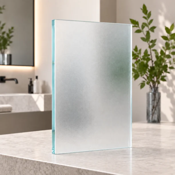 Frosted glass pattern for shower doors